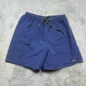 Patagonia Baggies Shorts Mens S Navy Nylon‎ Mesh Lined Hiking Swim Trunks 4" Ins
